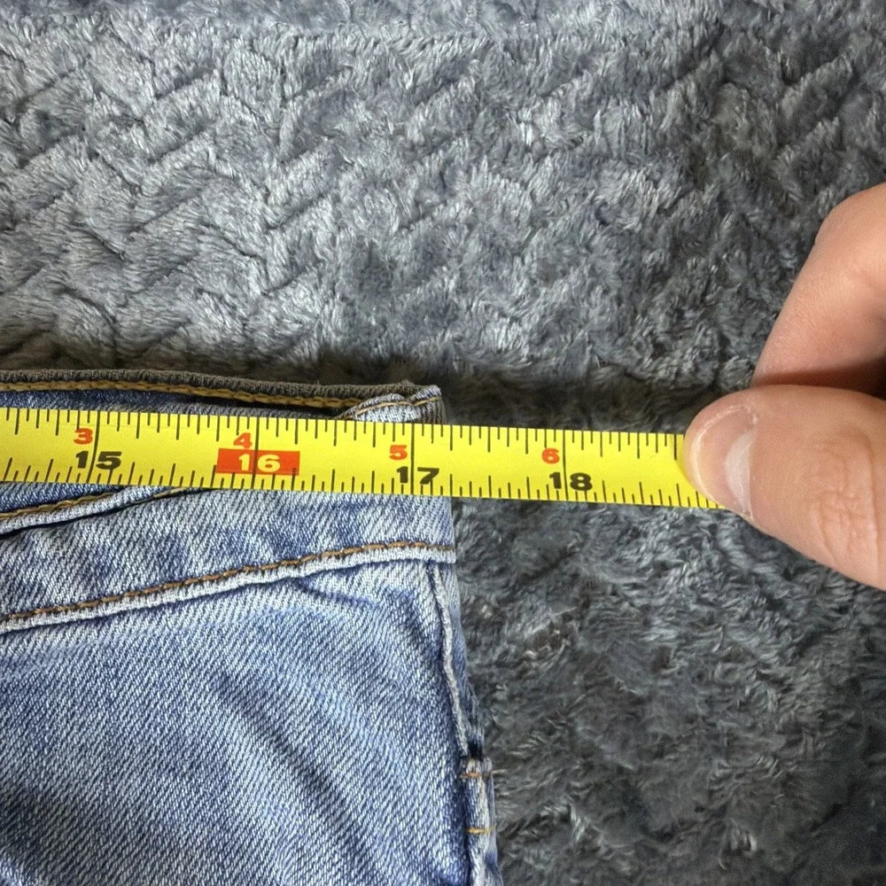 Vintage Levi's 752 Jeans Mens 34x30 Blue Denim‎ Cotton Distressed Straight Leg
